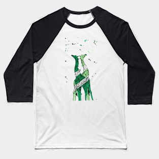 Giraffe acrylic painting Baseball T-Shirt